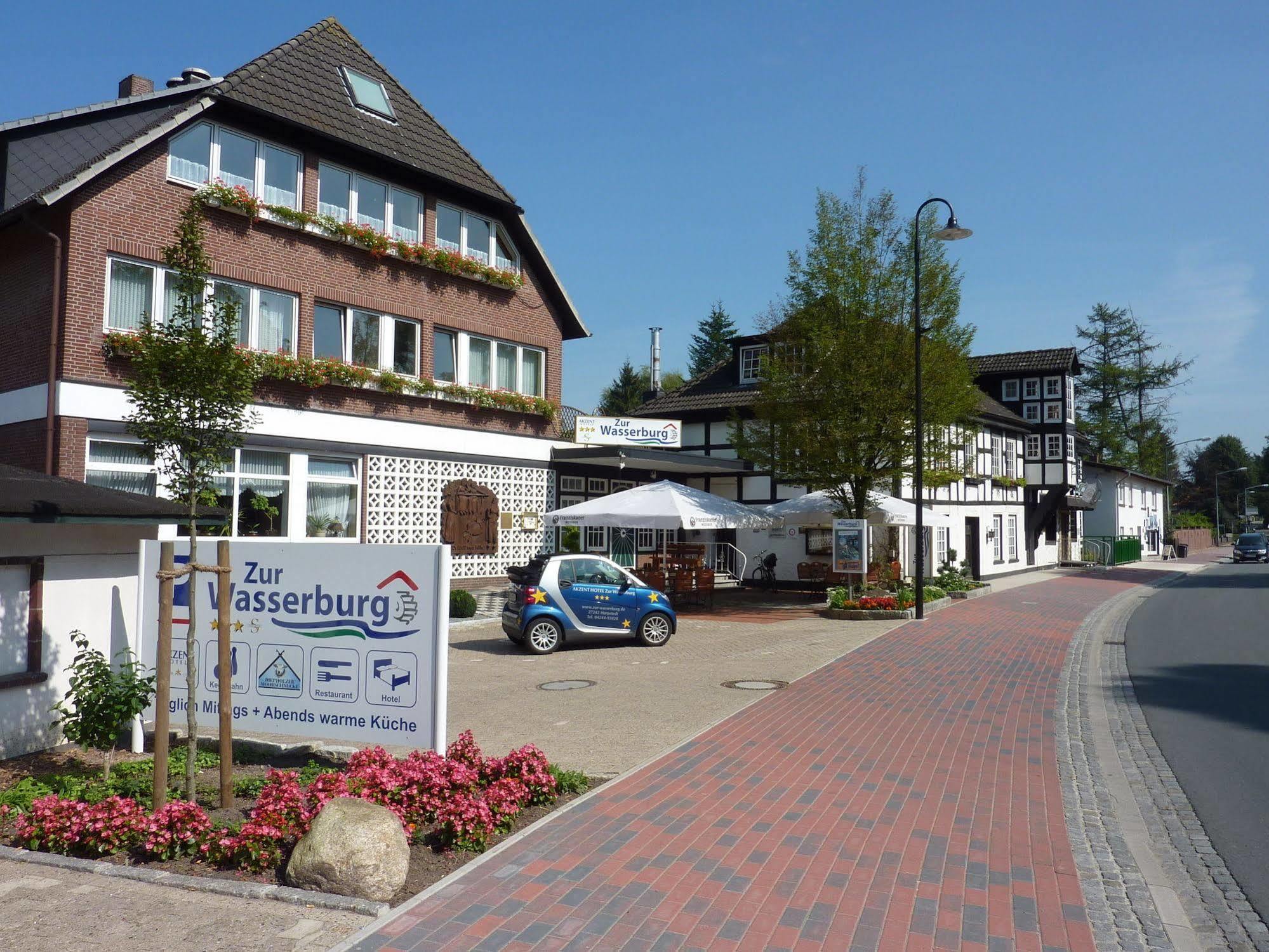 Akzent Hotel Zur Wasserburg - Hotel Garni Bed & Breakfast Harpstedt Ngoại thất bức ảnh